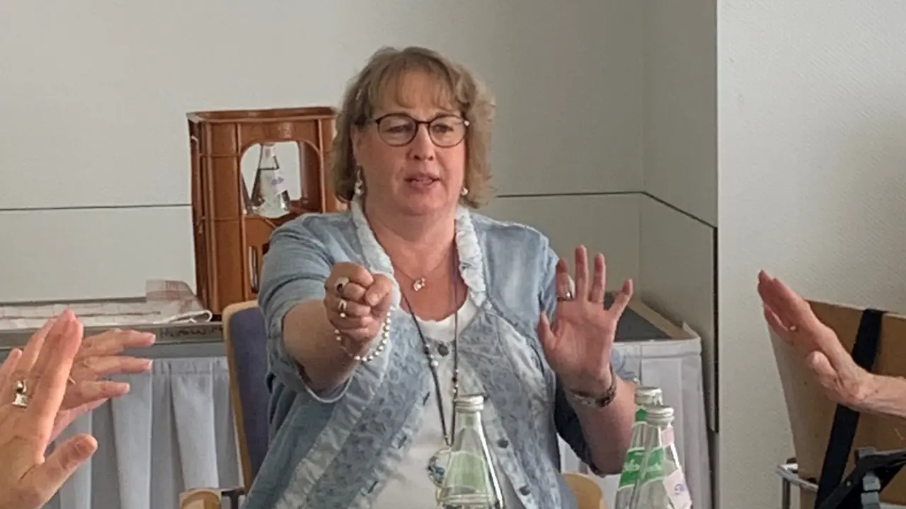 Dagmar Schmitz vom Gesprächskreis Duisburg