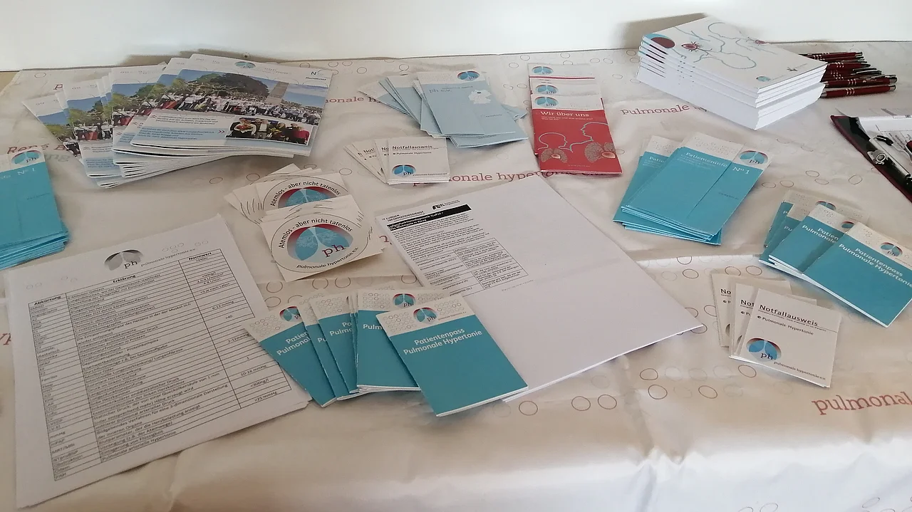 Unser Stand beim Patiententreffen