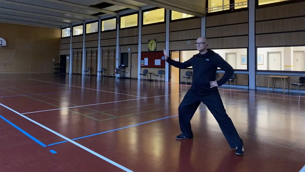 In der Rehaklinik Heidelberg Königstuhl fing Breig vorsichtig wieder mit Tai-Chi an.
